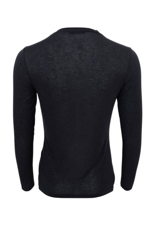 Black Colour - Bcalba Ls Tee 41260 - Shirts,Mesh & Basic Blouses - Black Solid