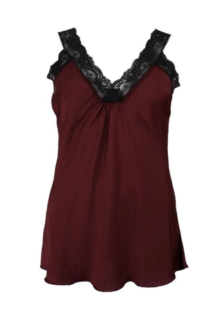 Black Colour - Bcbea Black Lace Top 41045 - Shirts - Plum Toppe 