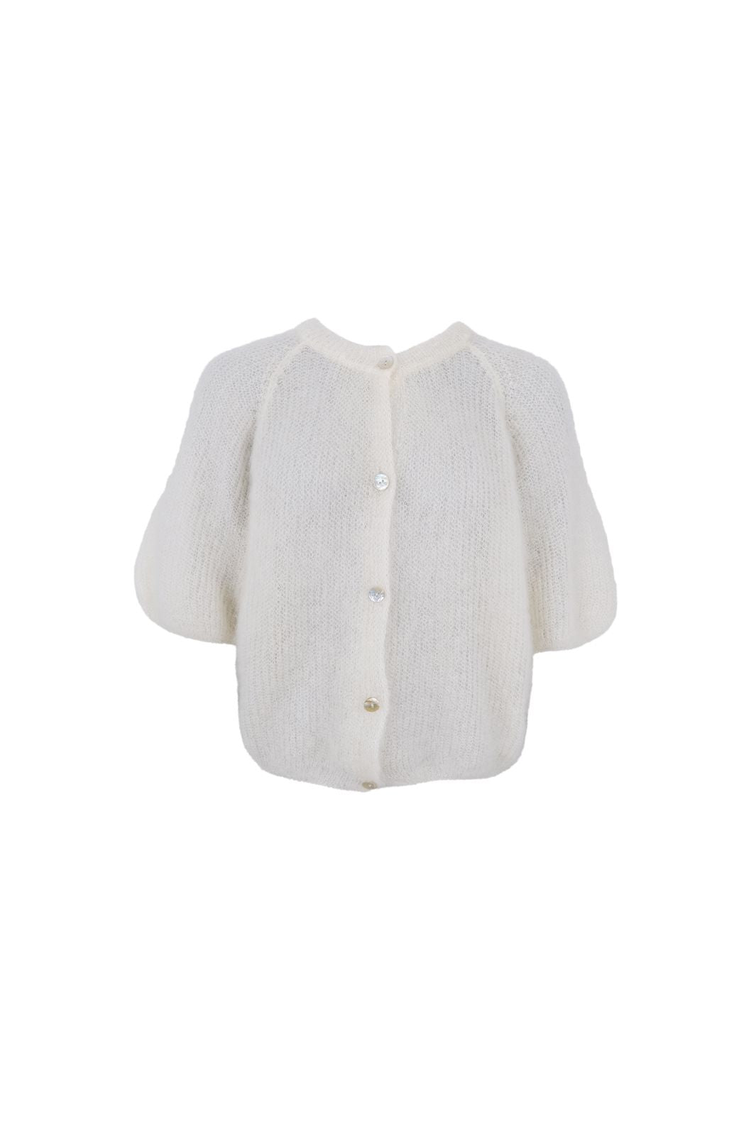 Black Colour - Bcbjoerk Patent Knit Cardigan 1251 - Off White