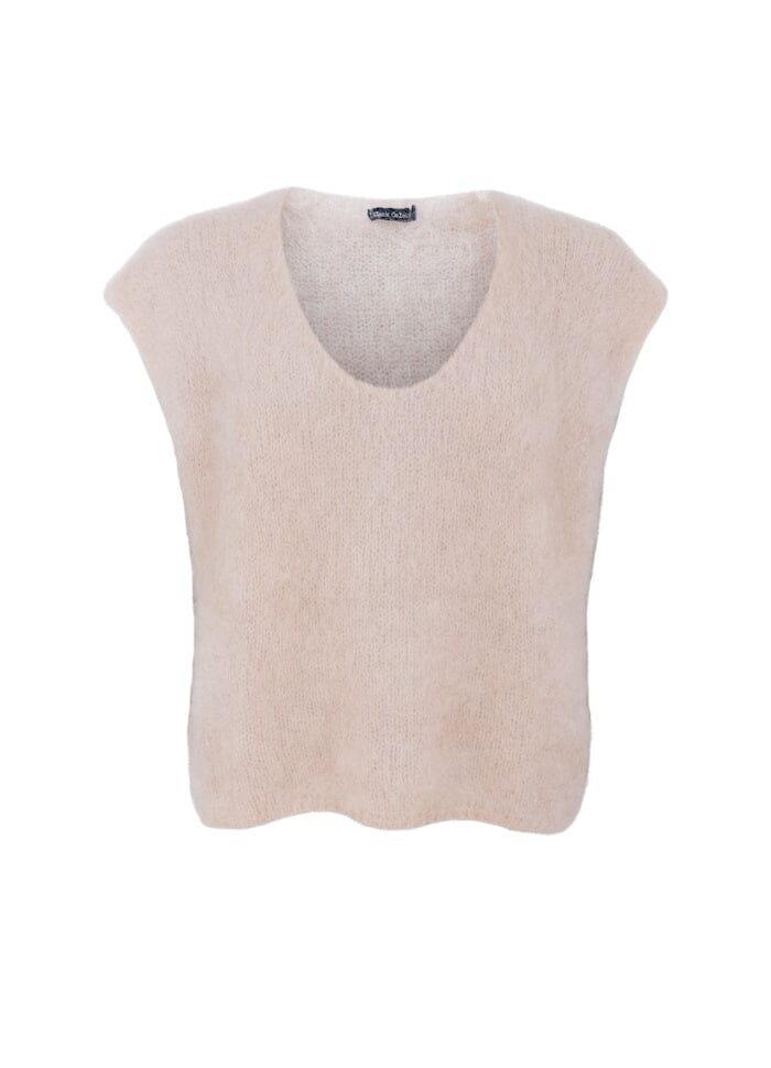 Black Colour - Bcbjoerk Pullover Vest 1252 - Latte Strikbluser 