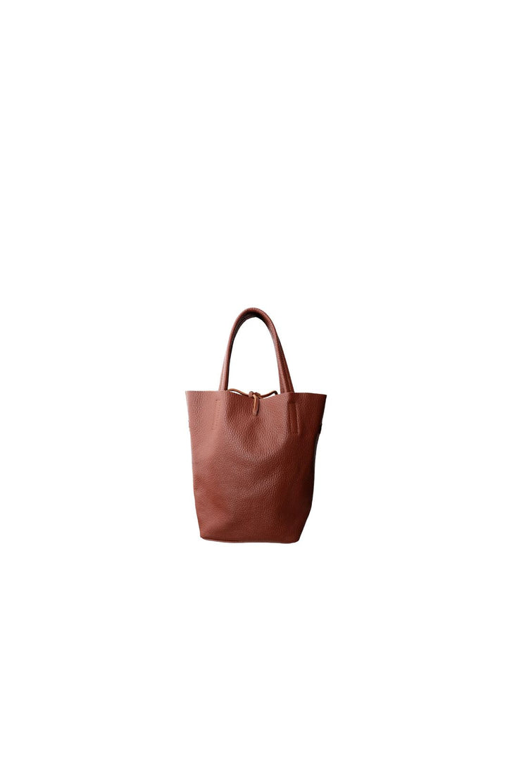 Black Colour - Bcchristy Mini Leather Totebag 9375 - Chocolate