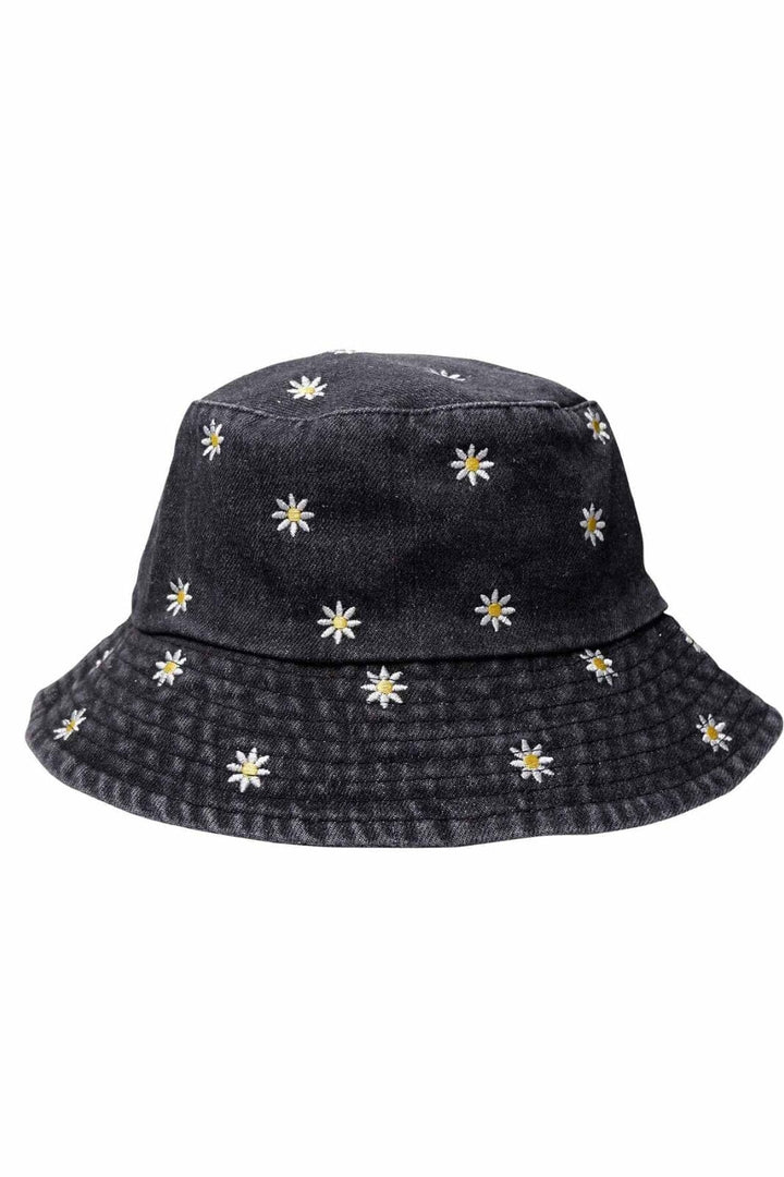 Black Colour - Bcdaisy Bucket Hat 8006 - Black