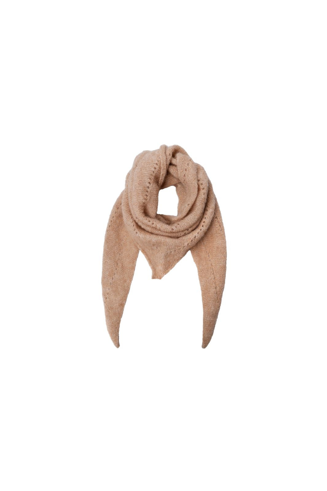 Black Colour - Bcdell Knitted Mini Scarf 208327 - Latte