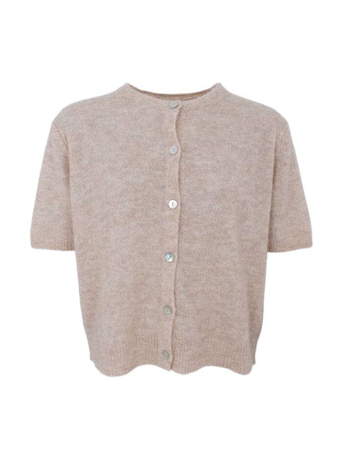 Black Colour - Bcdell Ss Cardigan 1253 - Natural Cardigans 