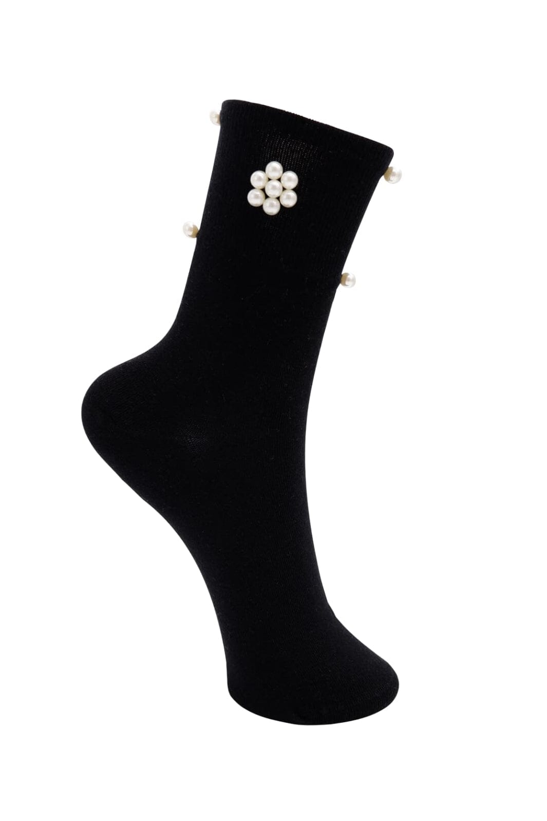 Black Colour - Bcdiva Pearl Sock 4355 - Black