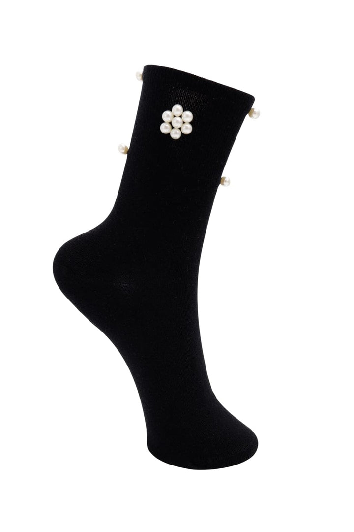 Black Colour - Bcdiva Pearl Sock 4355 - Black