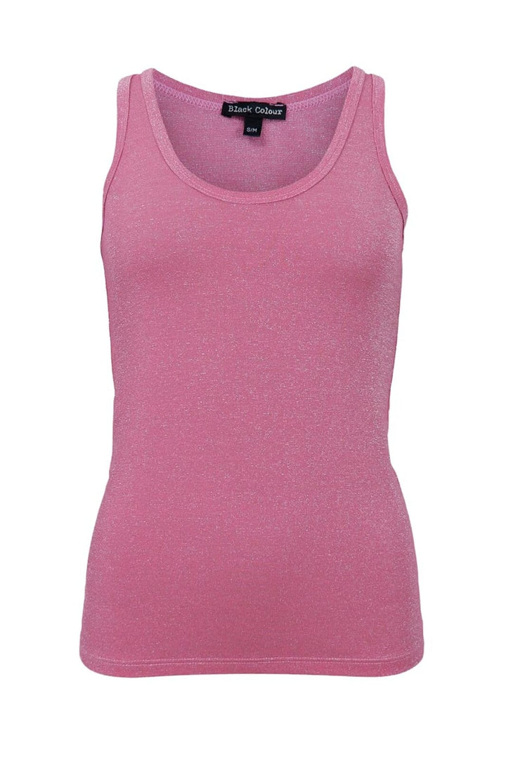 Black Colour - Bcfaye Lurex Top 40055 - Shirts,Musthaves - Soft Pink