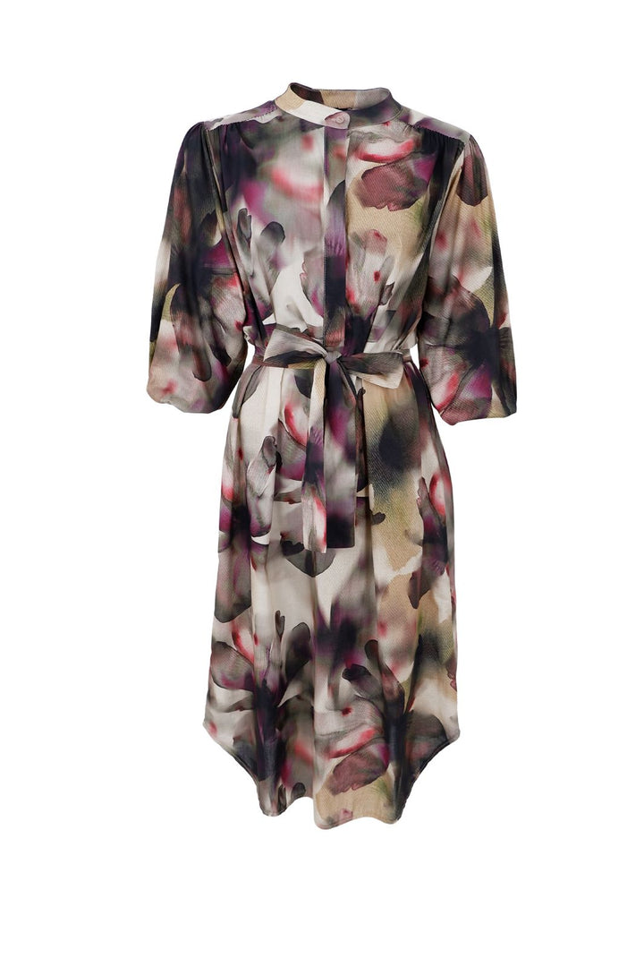 Black Colour - Bcfilora Dress 40904 - Plum Flower