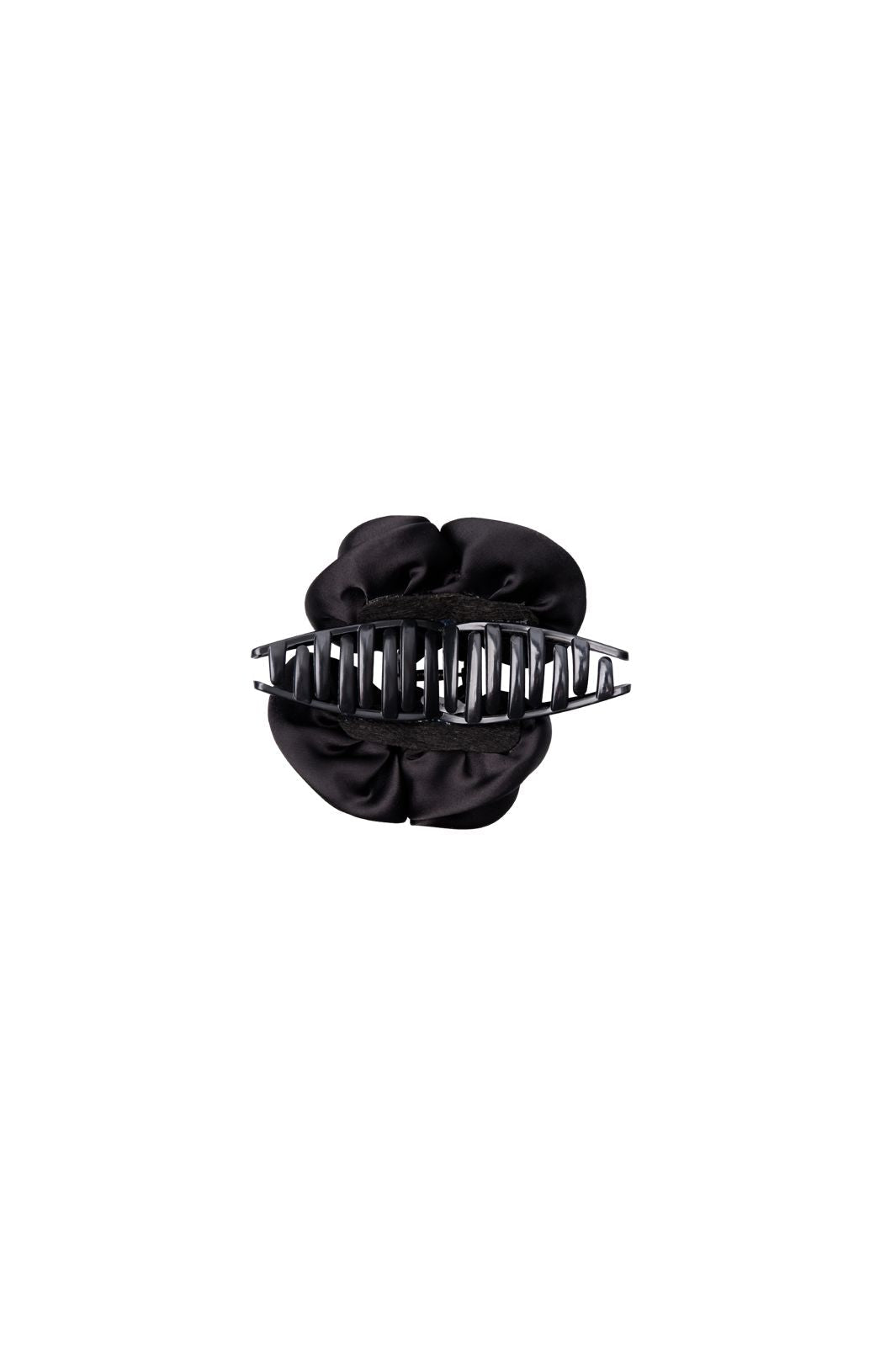 Black Colour - Bcfina Flower Hair Claw 6067 - Black