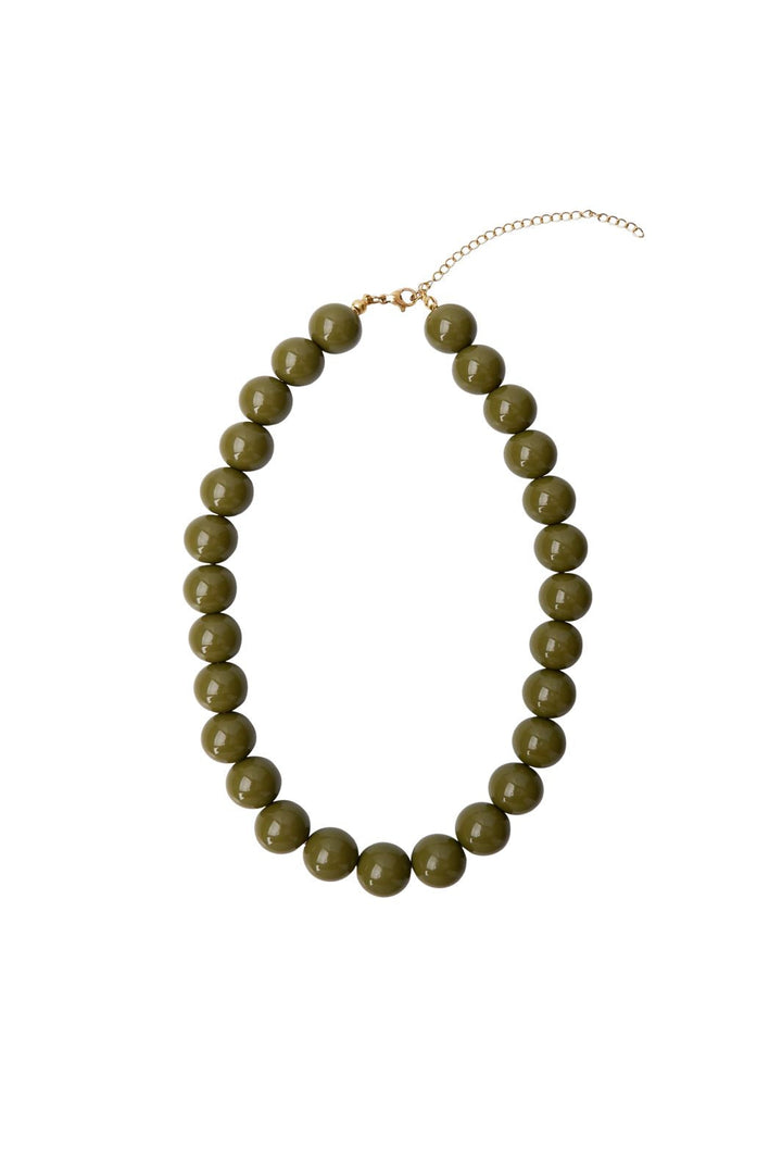 Black Colour - Bcholly Double Necklace 4562 - Army