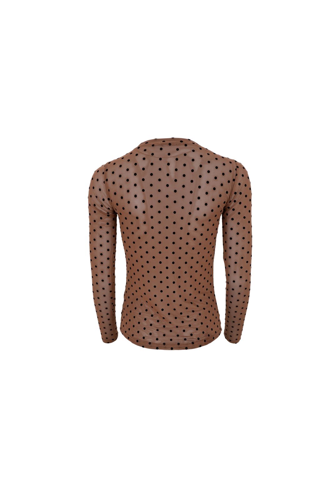 Black Colour - Bcjennie Dotted Mesh Blouse 40611 - Shirts - Nougat