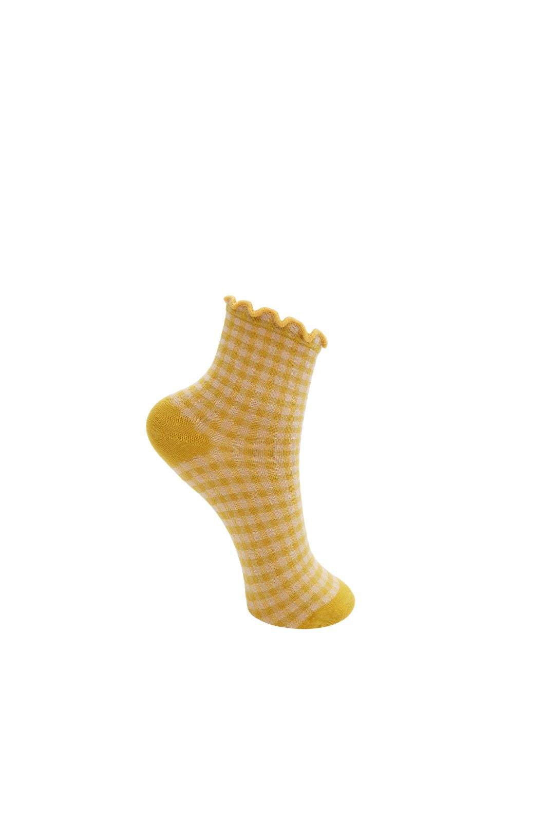 Black Colour - Bckaza Sock 8559 - Mustard
