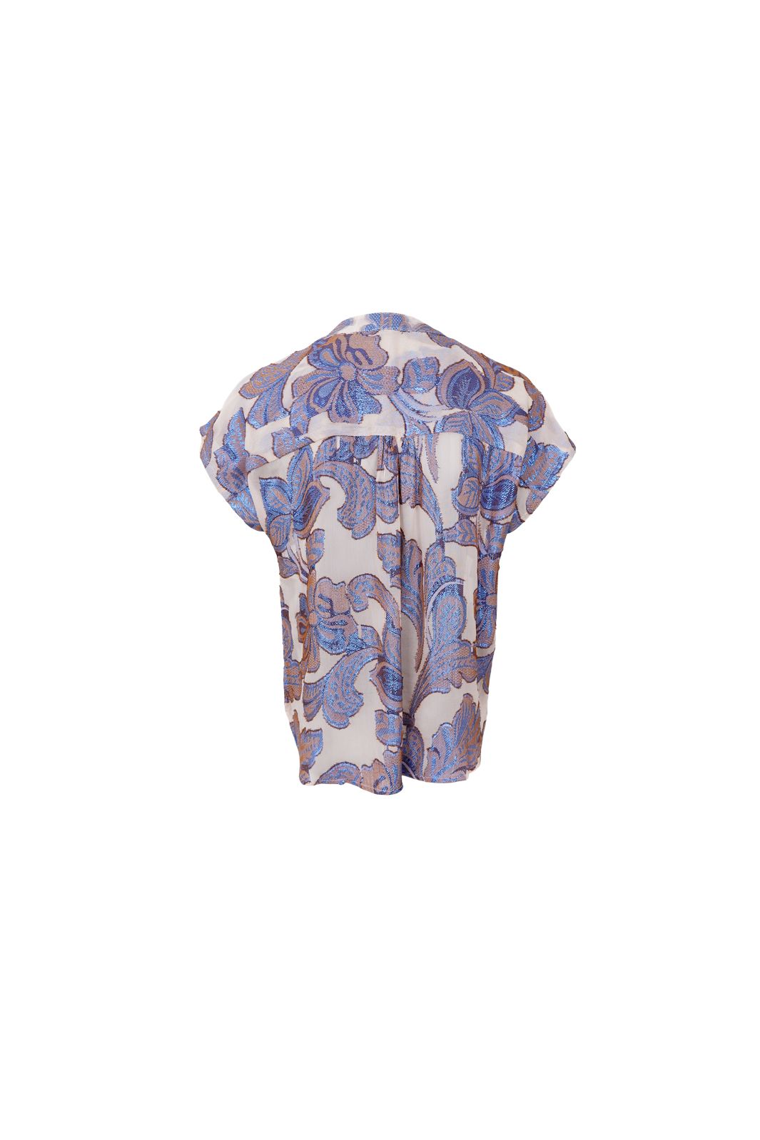 Black Colour - Bckenzie Ss Blouse 41130 - Blue