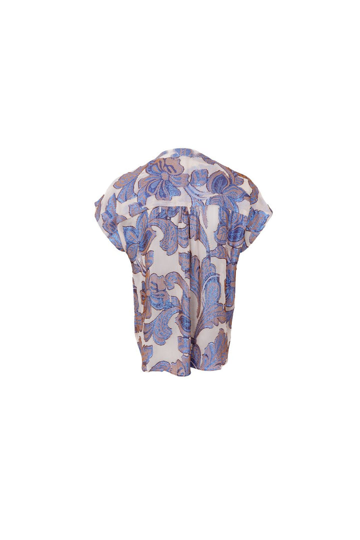 Black Colour - Bckenzie Ss Blouse 41130 - Blue