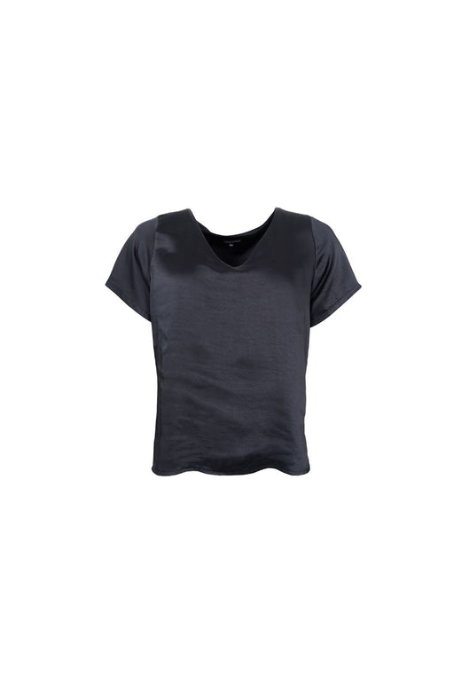 Black Colour - Bclucinda V-Neck Ss Blouse 41299 - Black