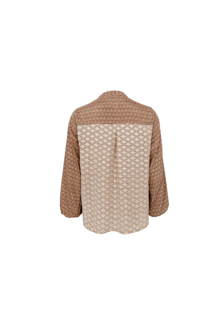 Black Colour - Bcluna Blouse 39232 - Nougat Multi
