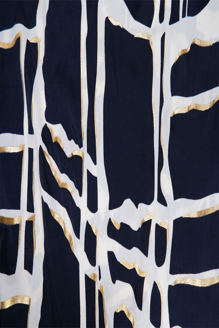 Black Colour - Bcluna Piped V-Neck Dress 39193 - Black Art