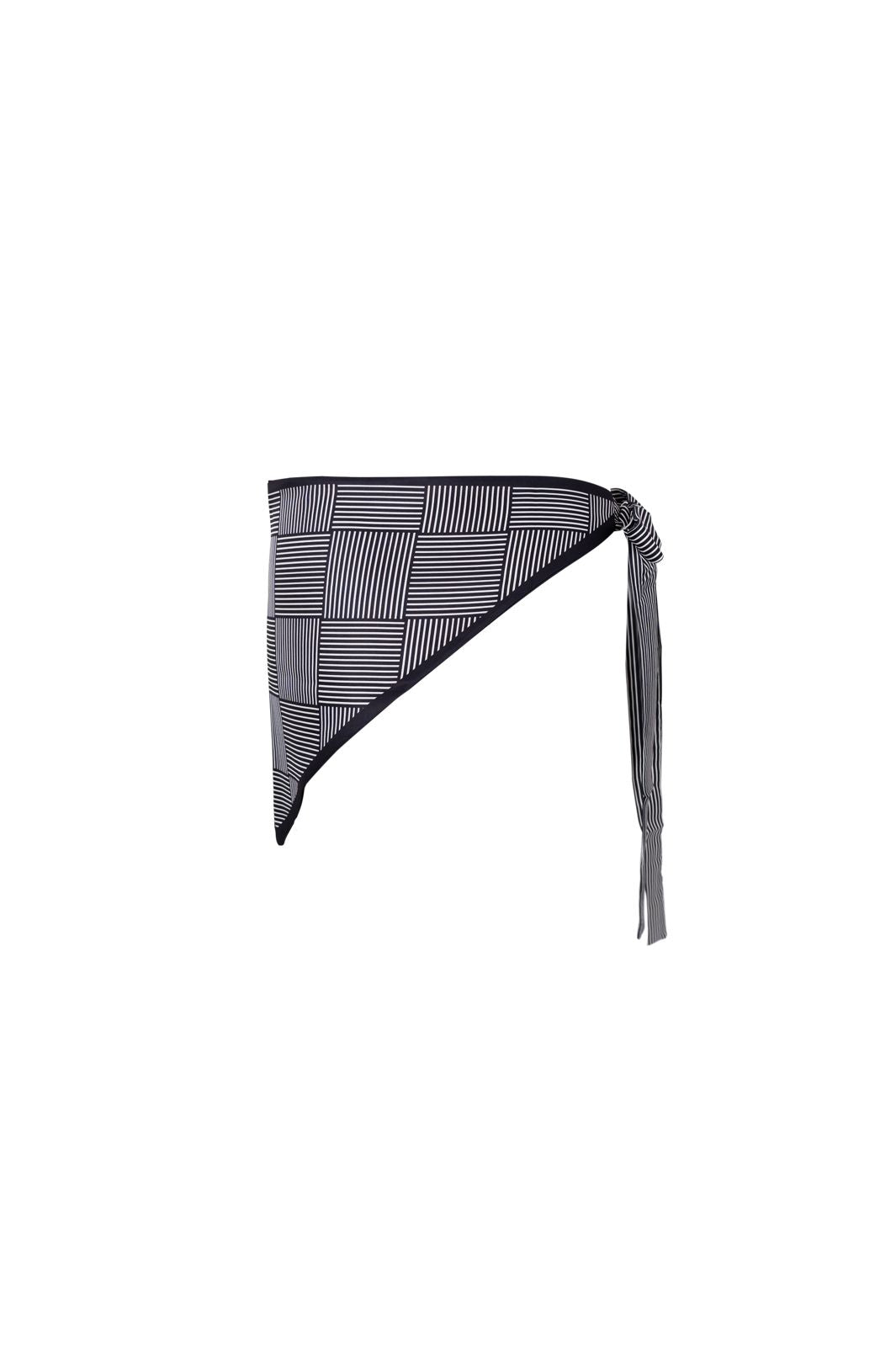 Black Colour - Bclyna Triangle Scarf 3672 - Black