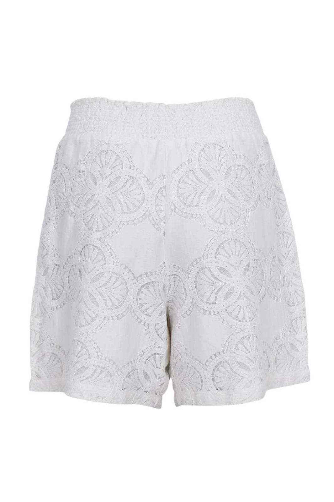Black Colour - Bcmilos Lace Shorts 40876 - Off White