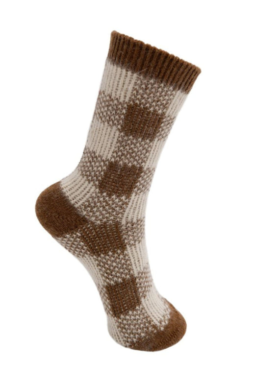 Black Colour - Bcpernilla Wool Sock 8584 - Coffee