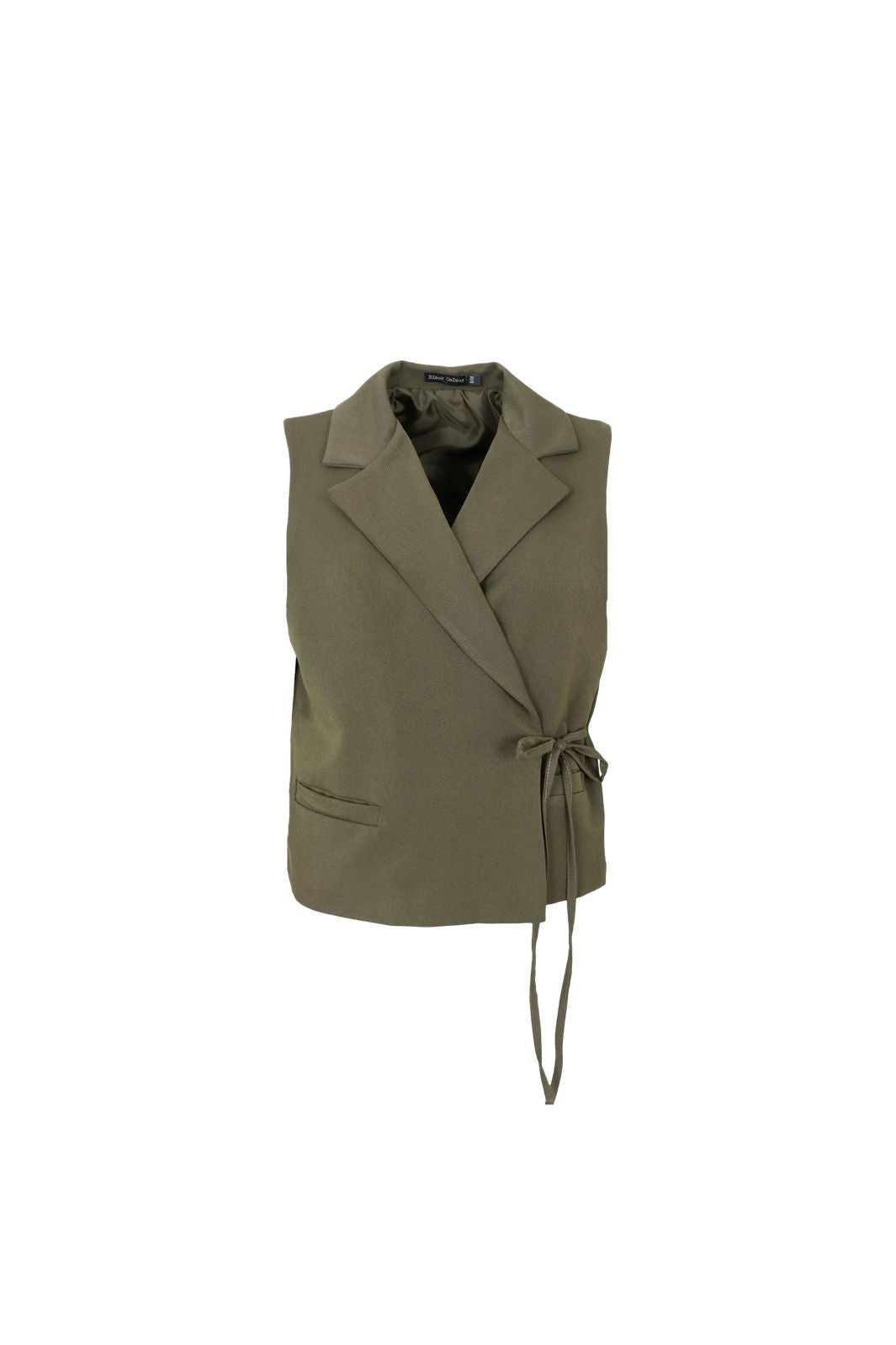 Black Colour - Bcrena Wrap Vest 41255 - Army