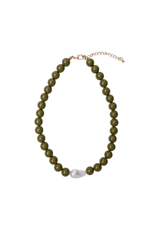 Black Colour - Bcsavina Necklace 4565 - Army