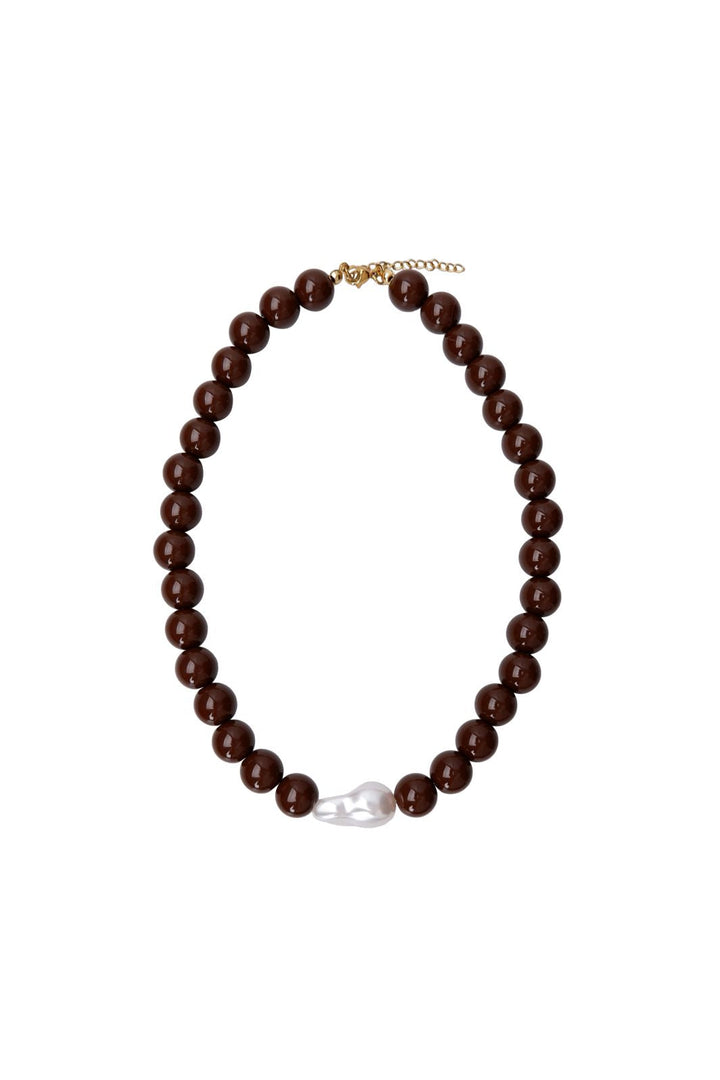 Black Colour - Bcsavina Necklace 4565 - Coffee