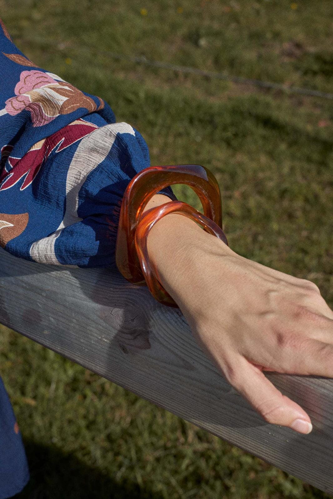 Black Colour - Bcshayna Bangle 4493 - Amber Smykker 