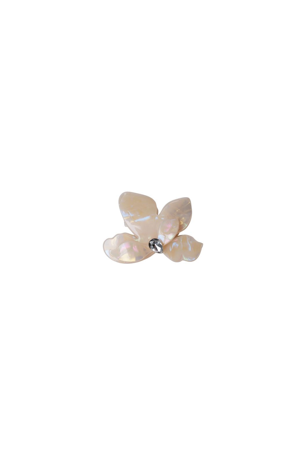 Black Colour - Bcsunna Small Hair Claw 6023 - Creme
