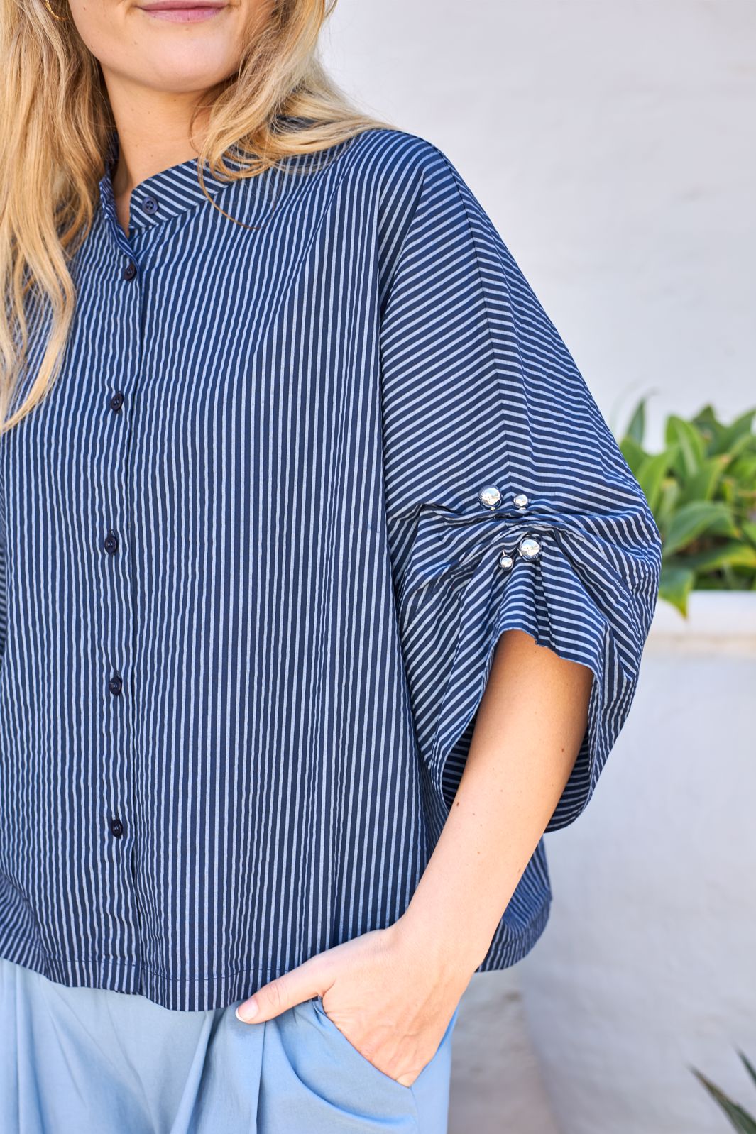 Black Colour - Bcvixen Multipin Short 4542 - Silver Coloured