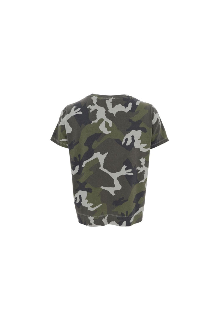 Black Colour - Bczelda S/S T-Shirt 40885 - Shirts - Brown Camouflage