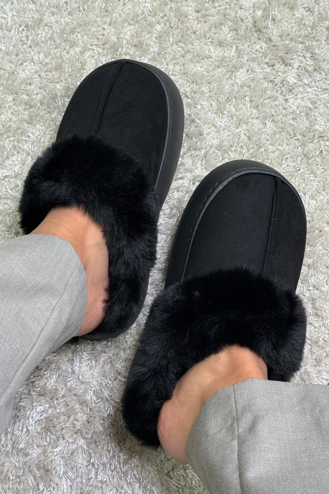 Bloom - Aida Slipper - Black Hjemmesko & sutsko 