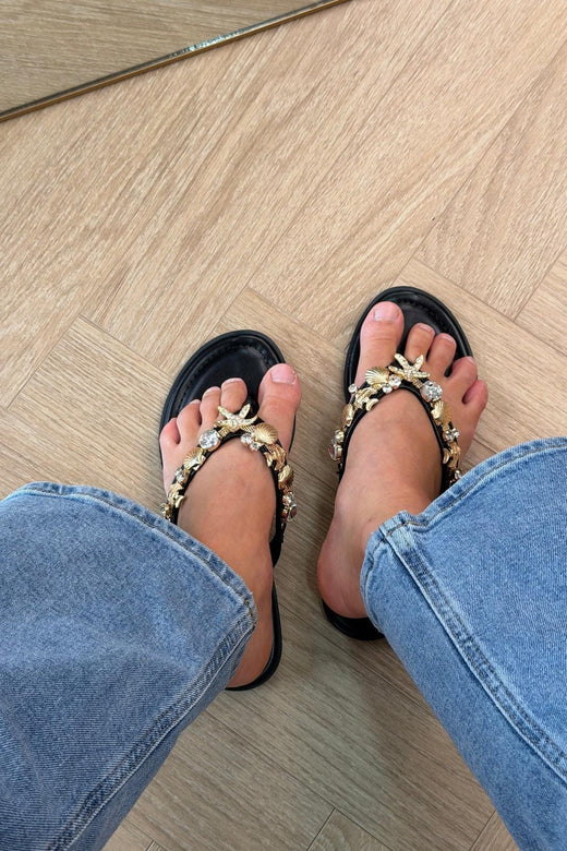 Bloom - Columbine Sandals - Black Sandaler 