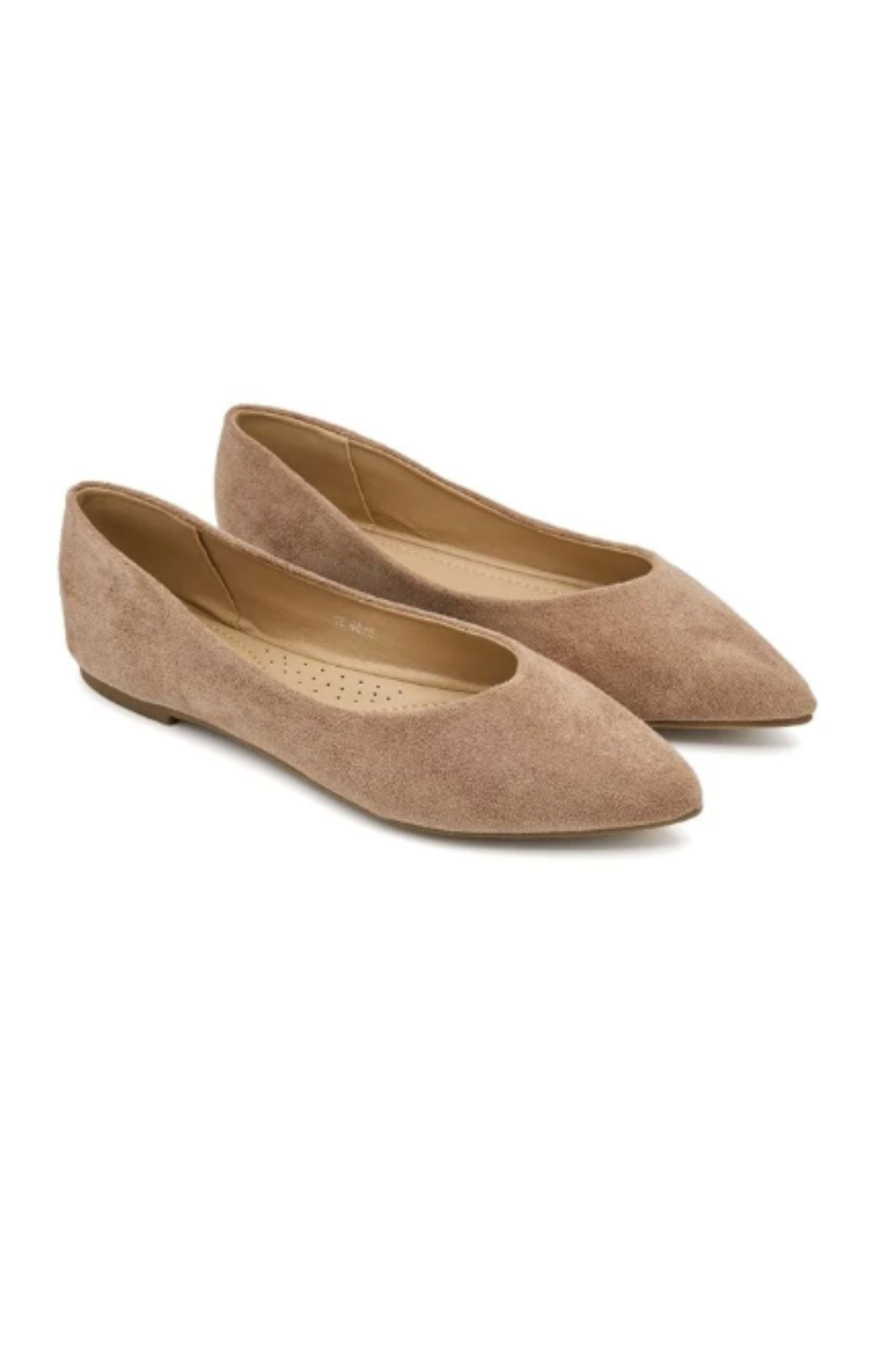 Bloom - Cornflower Ballet Flats - Taupe Ballerinaer 