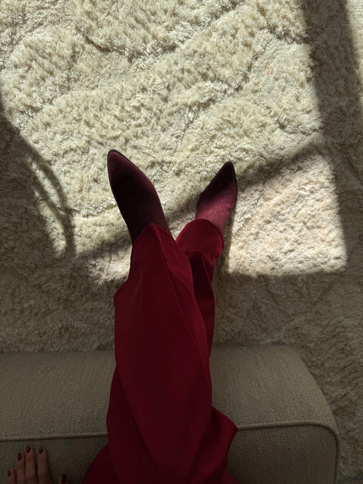 Bloom - Fawn Boots - Burgundy Støvler 