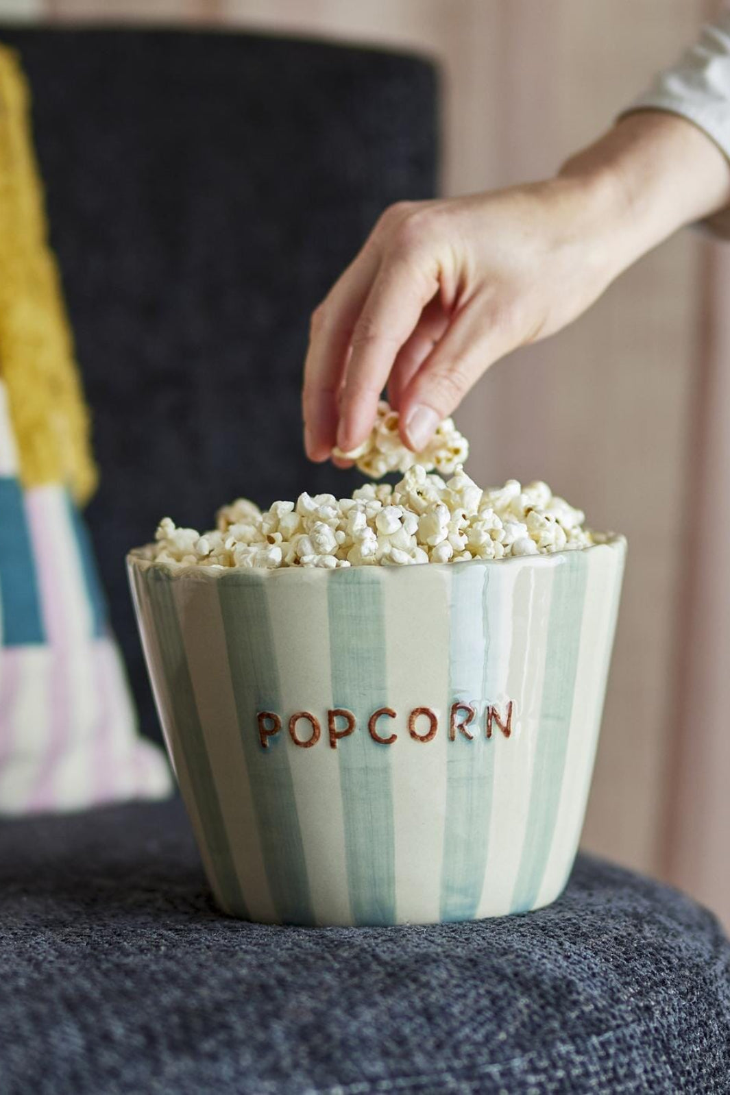 Bloomingville - Chip Skål, Multifarvet, Stentøj 82063185 - Multi