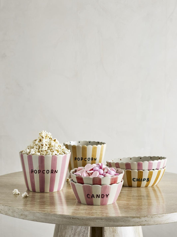 Bloomingville - Chip Skål, Rosa, Stentøj 82069733 - Rose