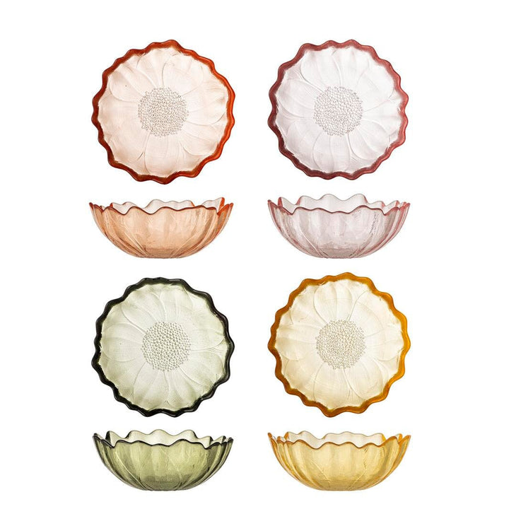 Bloomingville - Kana Skål, Multifarvet, Glas 82068723 - Multi