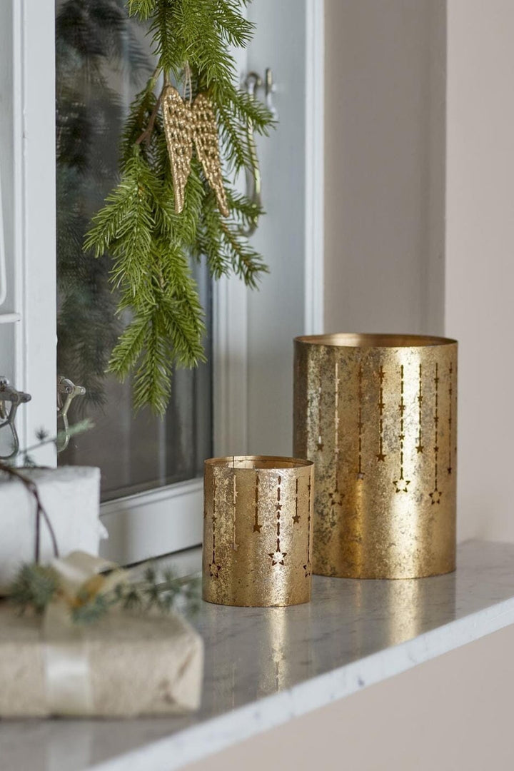 Bloomingville - Mista Fyrfadsstage, Guld, Metal 82068436 - Gold Interiør 