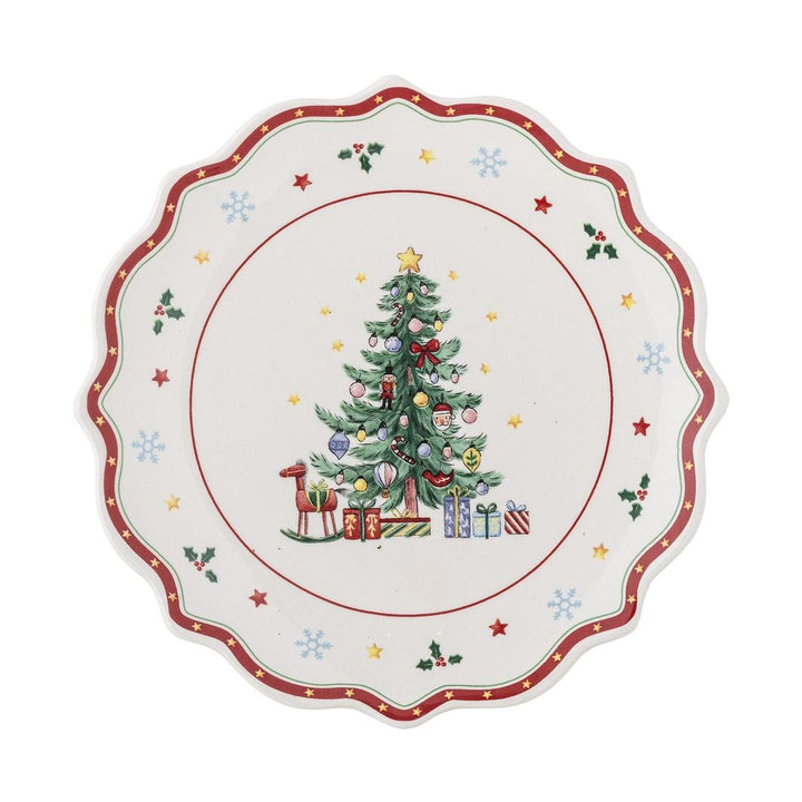 Bloomingville - Naive Tallerken, Rød, Keramik 82061240 - Red