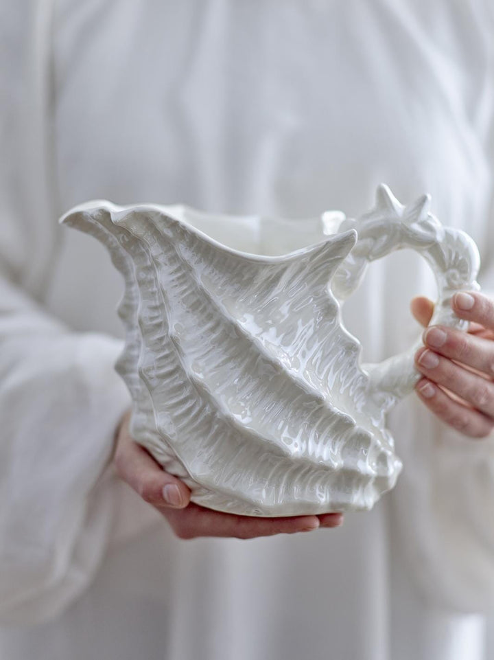 Bloomingville - Shellie Kande, Hvid, Stentøj 82072684 - White