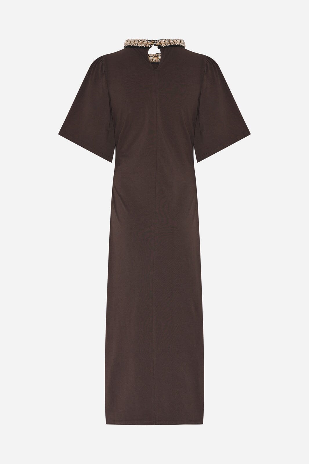 Bruuns Bazaar - Alnusbbnathala Trim Dress BBW4960 - Chestnut