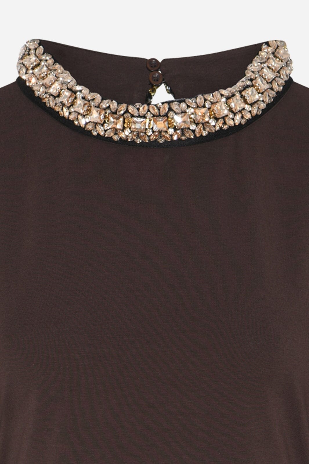 Bruuns Bazaar - Alnusbbnathala Trim Dress BBW4960 - Chestnut