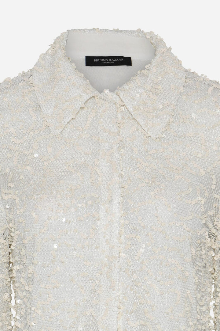 Bruuns Bazaar - Caryumbbstella Shirt BBW5307 - Snow White