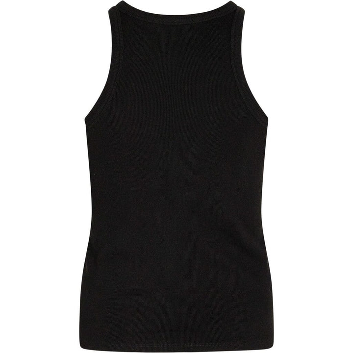 Bruuns Bazaar - KatyBB Rib Tank top - Black Toppe 