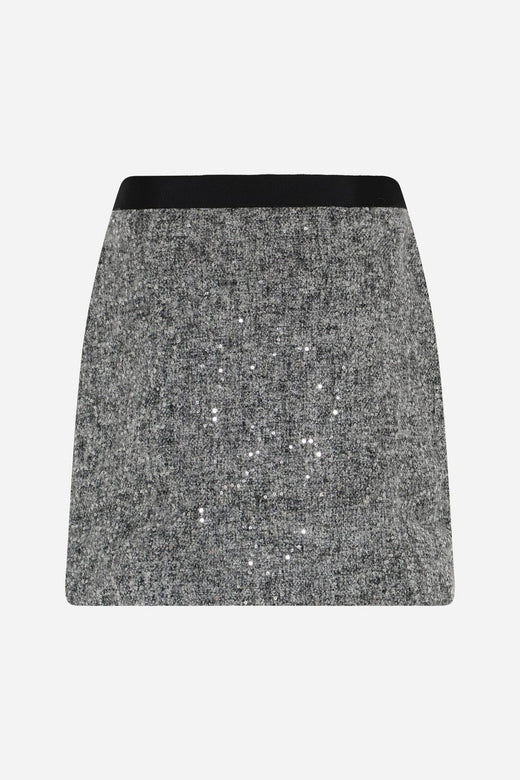 Bruuns Bazaar - Rhytisbbjoanina Skirt BBW5142 - Grey Melange