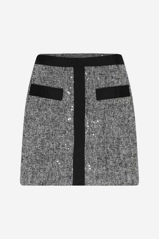 Bruuns Bazaar - Rhytisbbjoanina Skirt BBW5142 - Grey Melange