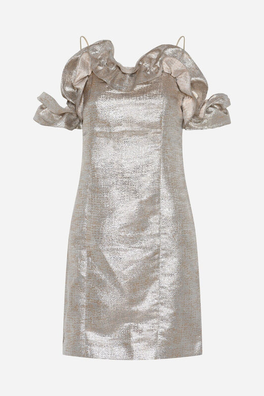 Bruuns Bazaar - Wallichiabbmartha Dress BBW4995 - Gold/Silver