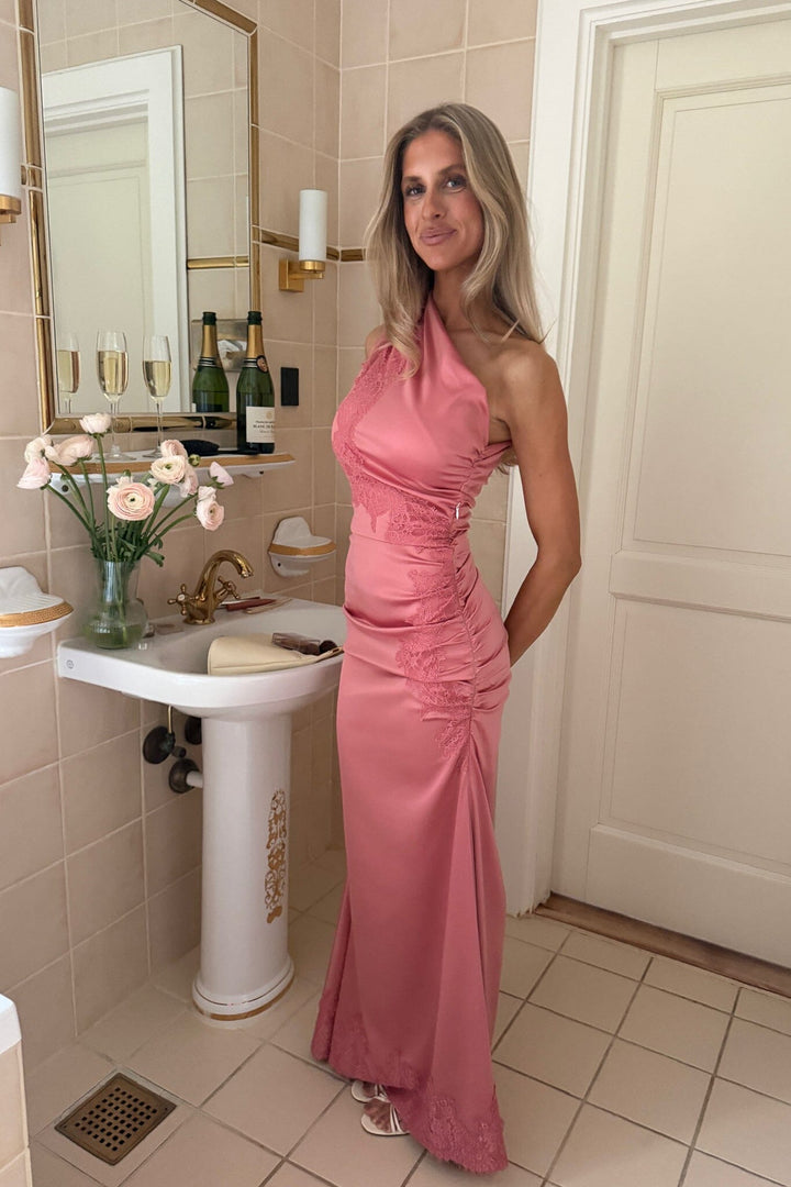 BYIC - Andreaic Maxi Dress A25194 - Pink Lace Kjoler 