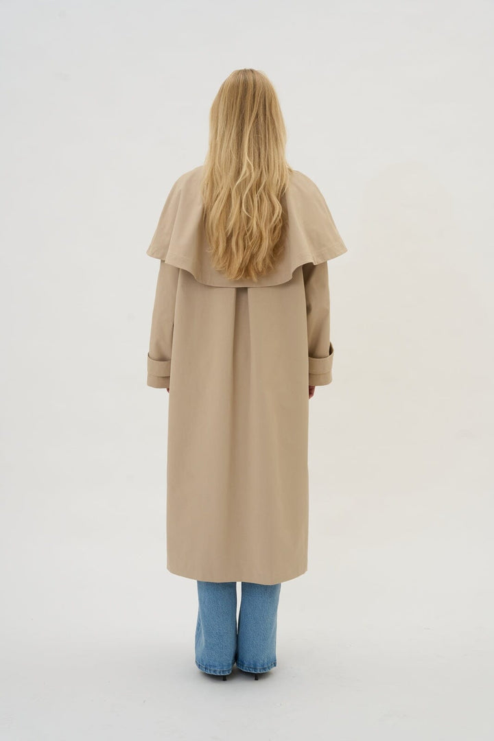 BYIC - Caroic Cape Trenchcoat A25578 - Beige